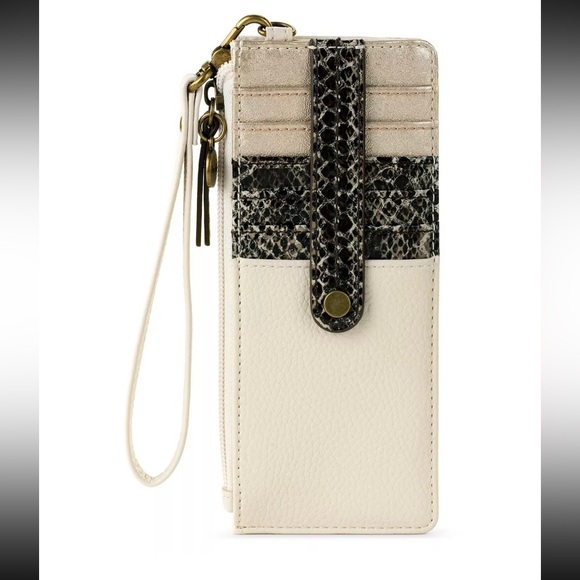 THE SAK Leather Wristlet Card Wallet - Picture 1 of 9